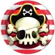 talerzyki papierowe powerful pirates procos 23 cm 8 szt