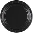 talerzyki papierowe premium amscan s jumbo pack czarne 18 cm 20 szt