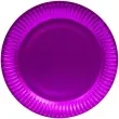 talerzyki papierowe premium mat fioletowy folat 23 cm 8 szt