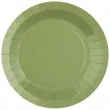 talerzyki papierowe premium oliwkowe santex 17 5 cm 10 szt