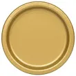 talerzyki papierowe premium unique s zlote 18 cm 8 szt