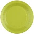 talerzyki papierowe premium zielone kiwi santex 17 5 cm 10 szt