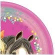 talerzyki papierowe pretty pony mix amscan 23 cm 8 szt