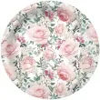 talerzyki papierowe roze ogrodowe paw 23cm 10 szt