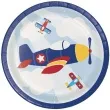 talerzyki papierowe samolot lil flyer airplane creativeconverting 18 cm 8 szt