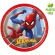 talerzyki papierowe spiderman crime fighter procos 20 cm 8 szt