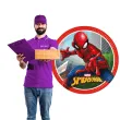 talerzyki papierowe spiderman crime fighter procos 23 cm 8 szt
