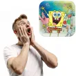 talerzyki papierowe spongebob kwadratowe amscan 23 cm 8 szt