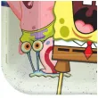 talerzyki papierowe spongebob kwadratowe amscan 23 cm 8 szt
