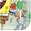 talerzyki papierowe spongebob kwadratowe amscan 23 cm 8 szt