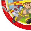 talerzyki papierowe strazak straz pozarna firefighters procos 23 cm 8 szt