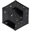 talerzyki papierowe sylwestrowe gwiazdki partydeco 20 cm 6 szt