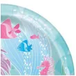 talerzyki papierowe syrenka mermaid niebieskie unique 23 cm 8 szt