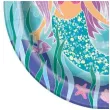 talerzyki papierowe syrenka mermaid niebieskie unique 23 cm 8 szt
