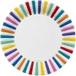 talerzyki papierowe teczowe mix folat 23 cm 8 szt