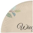 talerzyki papierowe wieczor panienski liscie kraftowy congee 18 cm 6 sz