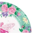 talerzyki papierowe wrozka floral fairy godan 23 cm 8 szt