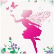 talerzyki papierowe wrozka floral fairy godan 23 cm 8 szt