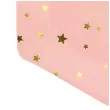 talerzyki papierowe zlote gwiazdki rozowe partypal 23 cm 8 szt