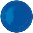 talerzyki plastikowe amscan l niebieskie 22 8 cm 10 szt
