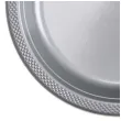 talerzyki plastikowe amscan l srebrne 22 8 cm 10 szt