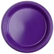 talerzyki plastikowe amscan m fioletowe 17 7 cm 10 szt