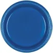 talerzyki plastikowe amscan m jumbo pack niebieskie 17 7 cm 20 szt