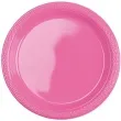 talerzyki plastikowe amscan m rozowe jasne 17 7 cm 10 szt