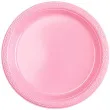 talerzyki plastikowe amscan m rozowe pastelowe 17 7 cm 10 szt