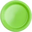 talerzyki plastikowe amscan m zielone jabluszko 17 7 cm 10 szt
