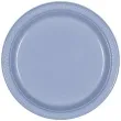 talerzyki plastikowe amscan niebieskie pastelowe 22 8 cm 20 szt