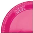 talerzyki plastikowe amscan rozowe 22 8 cm 20 szt