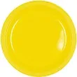 talerzyki plastikowe amscan zolte 22 8 cm 20 szt