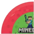 talerzyki plastikowe minecraft procos 21 cm 4 szt
