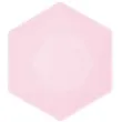 talerzyki vert decor heksagonalne rozowy amscan 26 1 cm 6 szt
