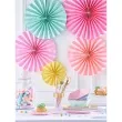 talerzyki vert decor twist rozowy jasny amscan 22 9 cm 6 szt