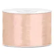tasiemka satynowa brzoskwiniowa jasna 50 mm 25 m