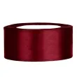 tasiemka satynowa classic bordowa partydeco 25 mm 25 m