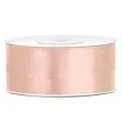 tasiemka satynowa classic brzoskwiniowa jasna partydeco 25 mm 25 m