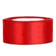 tasiemka satynowa classic czerwony partydeco 25 mm 25 m