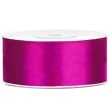tasiemka satynowa classic fuksja partydeco 25 mm 25 m