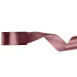tasiemka satynowa classic wstazka dekoracja na wesele urodziny ciermny brudny roz 2 5 cm 25 m