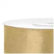 tasiemka satynowa classic zlota jasna partydeco 38 mm 25 m