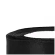 tasiemka satynowa czarna 12 mm 25 m