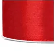 tasiemka satynowa dekoracyjna do prezentow na boze narodzenie swieta wesele urodziny czerwona 50mm