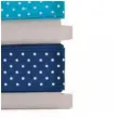 tasiemka satynowa kropki niebiesko granatowa aliga 25 mm 3 m