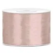tasiemka satynowa rozowy bezowy 50 mm 25 m