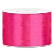 tasiemka satynowa rozowy neonowy 50 mm 25 m