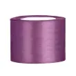 tasiemka satynowa sliwkowa 50 mm 25 m