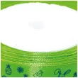 tasiemka satynowa swiateczna wielkanocna limonkowa brewis 12 mm 22 m